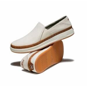 Kuru Roam Atla Classic Womens Size 7.5 Beige Brown Casual Walking Slip-On Shoes